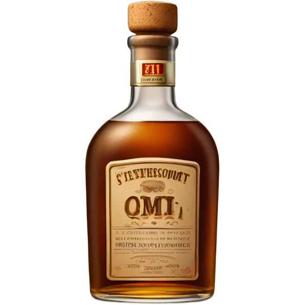 Bottle of whiskey emoji
