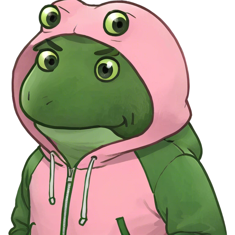 Jack rustle wearing pink palm puff hoodie emoji