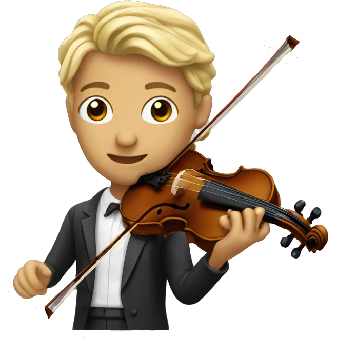 a violinist emoji