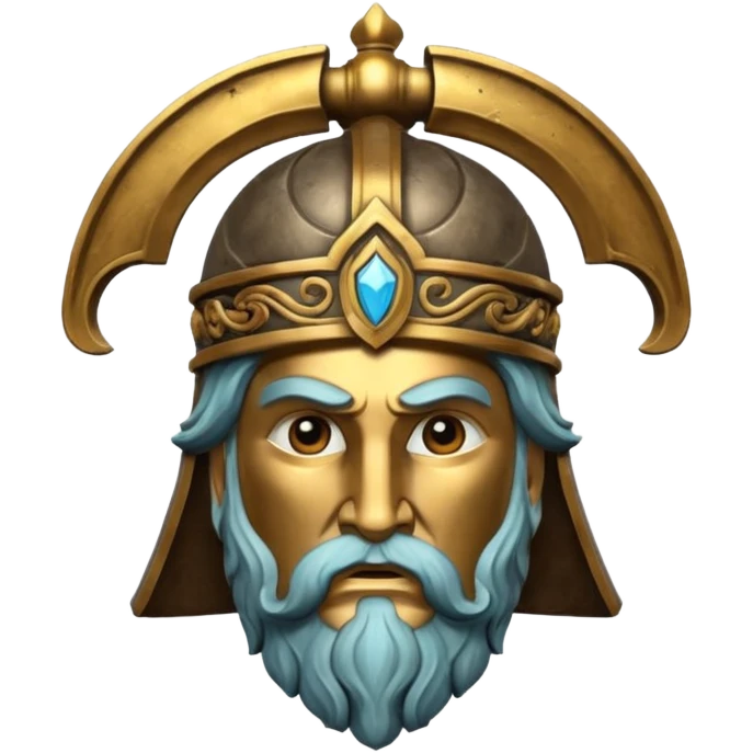 zeus helmet
 emoji