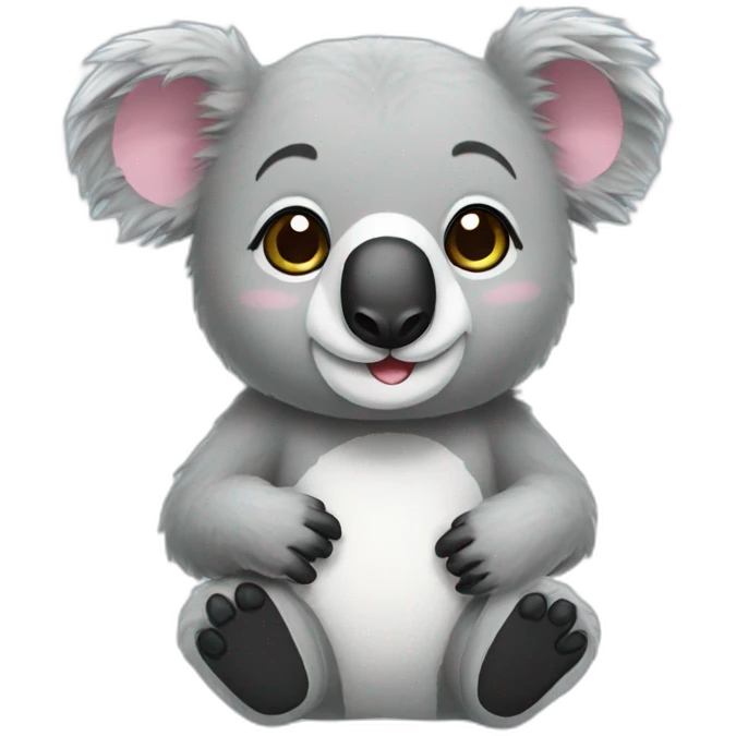 Koala with socks emoji