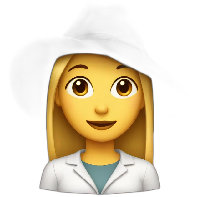 woman with hat emoji