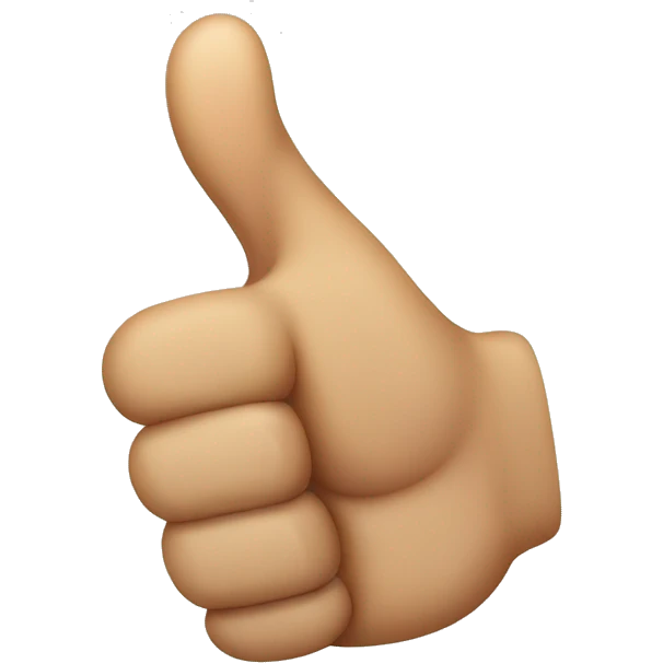 thumbs up emoji