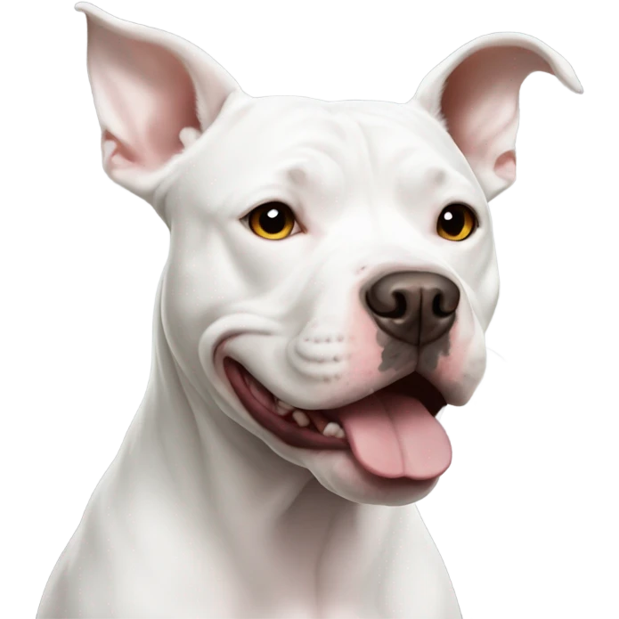 white pitbull emoji
