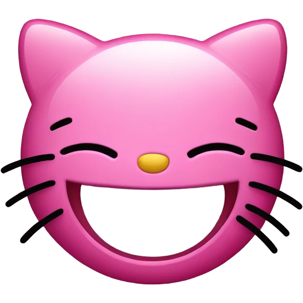 Hello kitty riendo emoji
