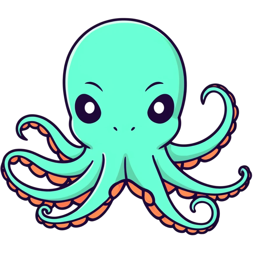 Octopus Ninja under Sakura  emoji