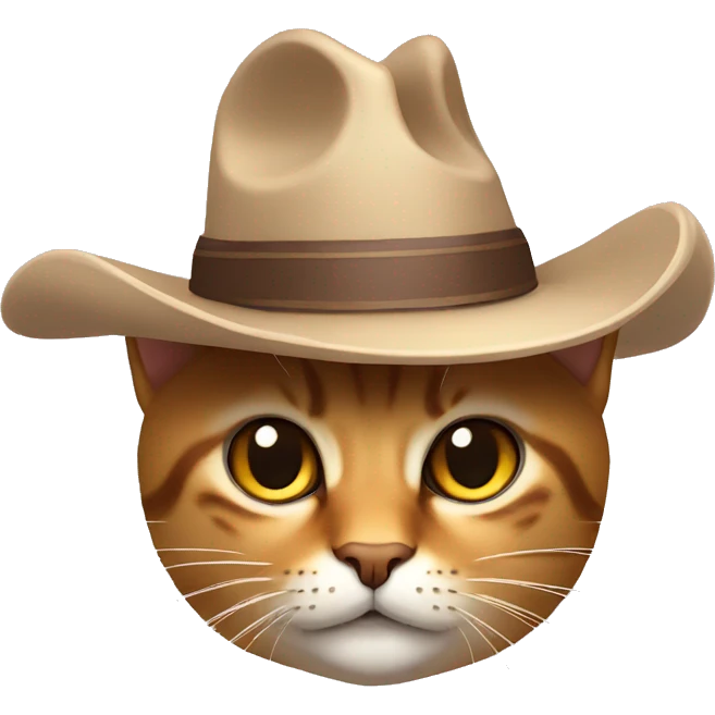 Gato con sombrero emoji