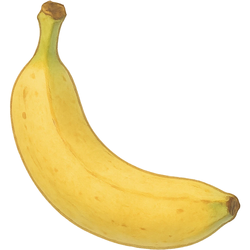 banana, ghibli style emoji