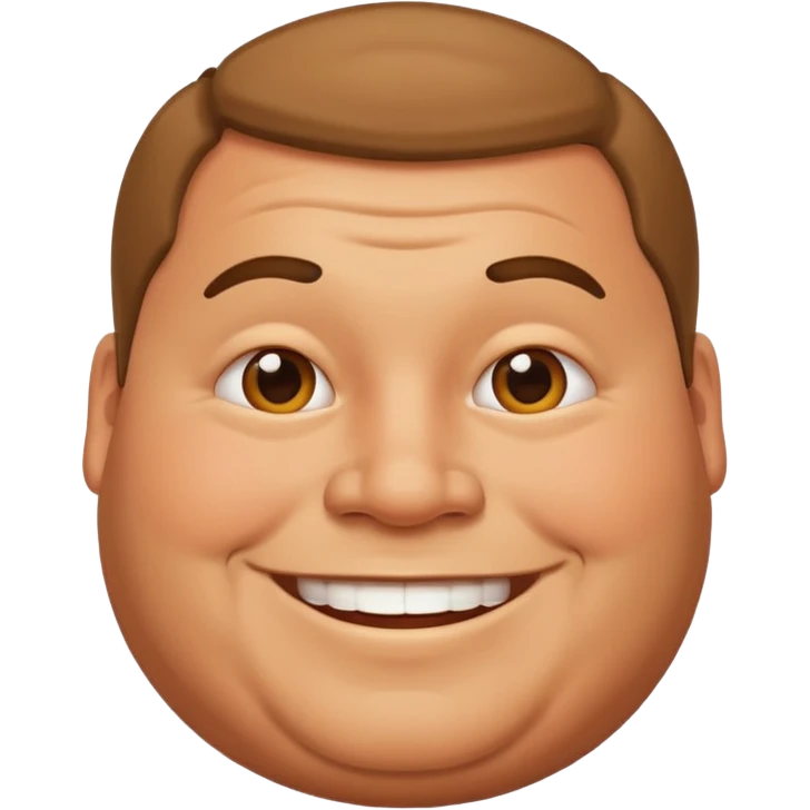 Fat man emoji