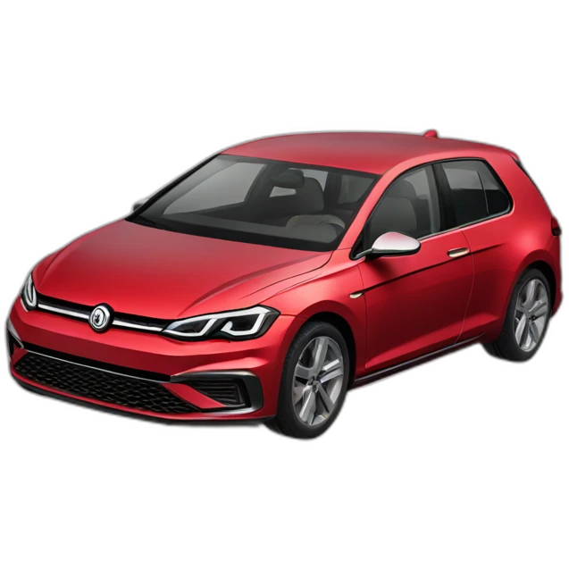 golf 8 rouge emoji