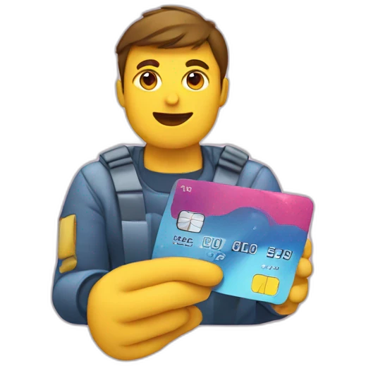 credit card love emoji