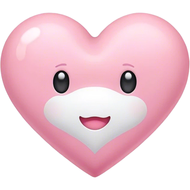 Heart melted pastel emoji