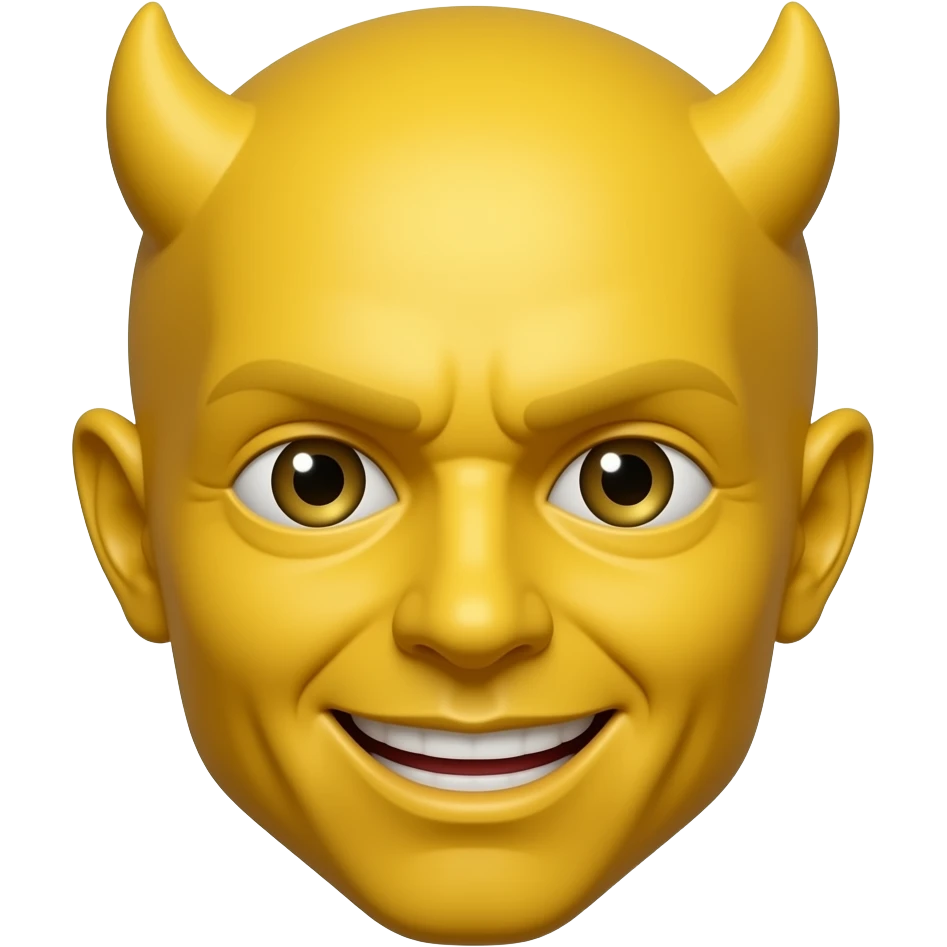 yellow devil emoji emoji