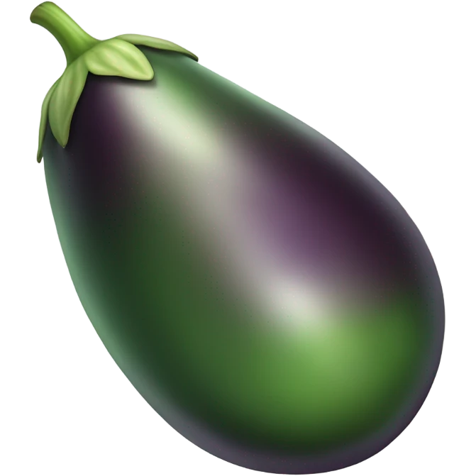Green eggplant  emoji