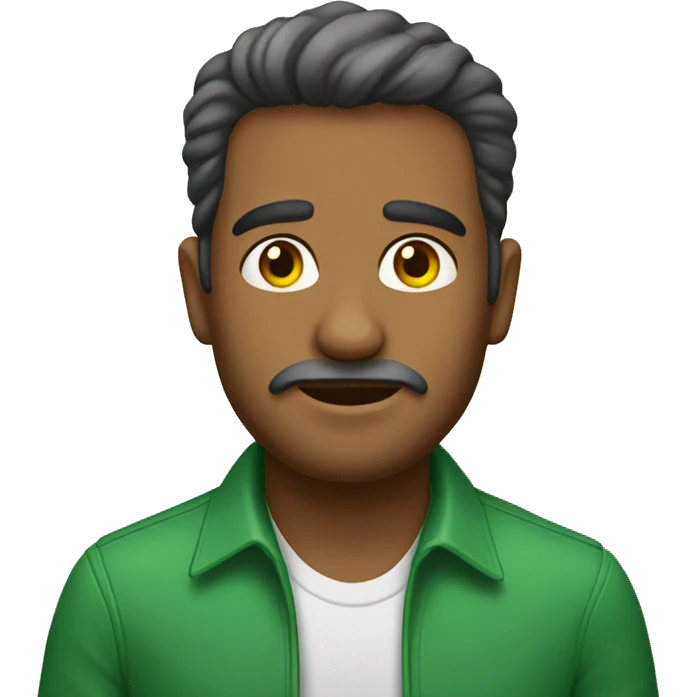 Un hombre con un pasamontañas de Brasil emoji