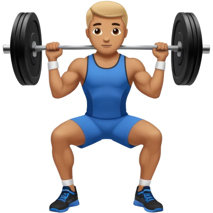 man in body pump  emoji