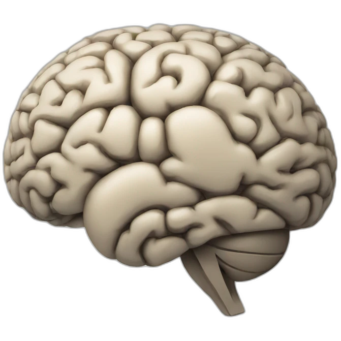 Brain with note tool emoji