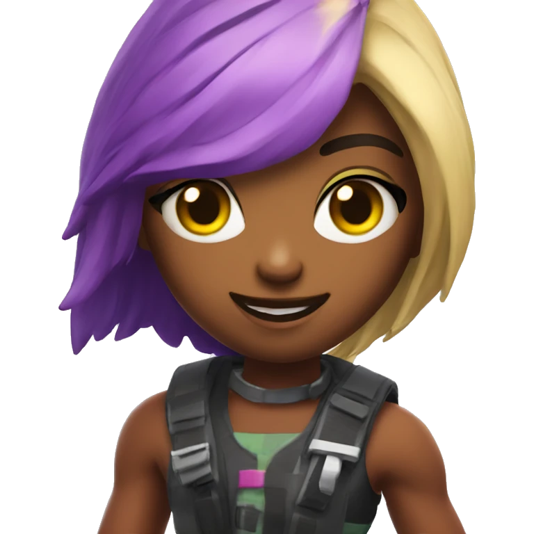 Hailey Welch and Fortnite emoji