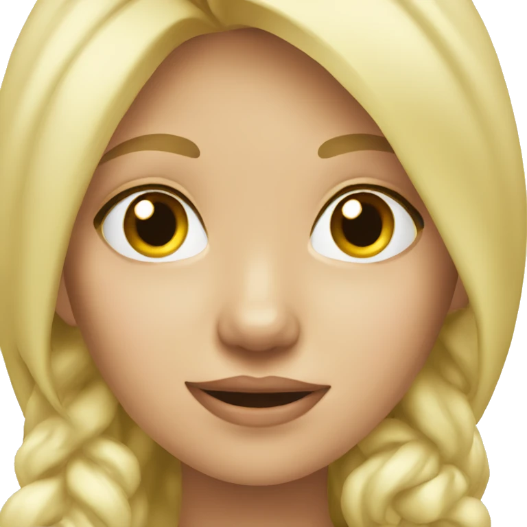 Blonde girl who loves Christmas  emoji