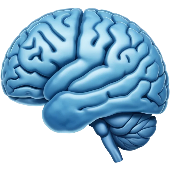 blue brain x-ray emoji