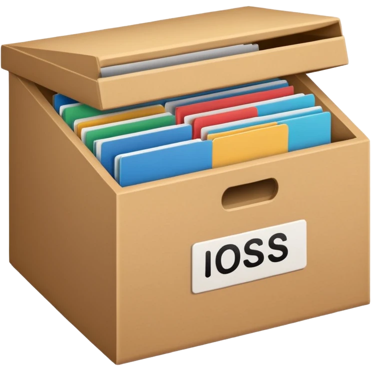 archive box with folders inside emoji