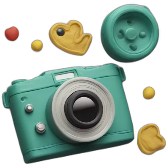 Plasticine Compact Film Camera emoji