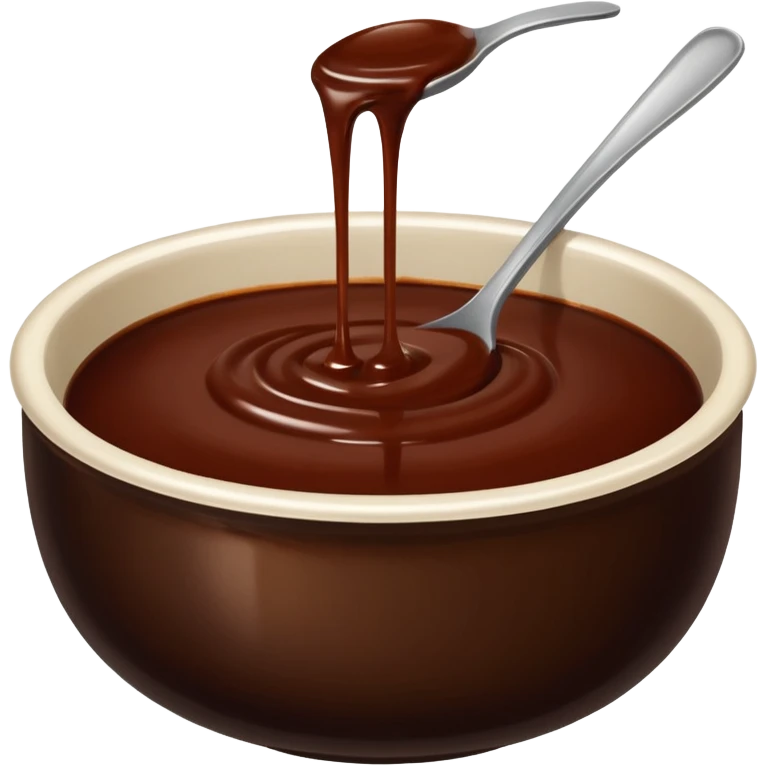 bowl of dark sauce no spoon emoji