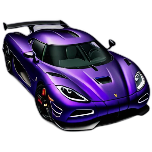 dark purple Koenigsegg agera emoji