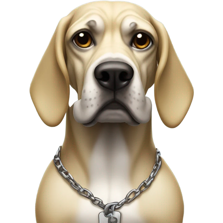 snoop dog as a dog but gangster supervillain  emoji