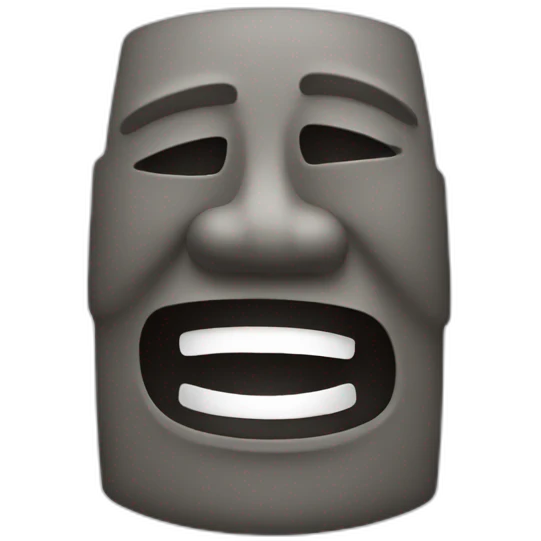 laughing-moai emoji