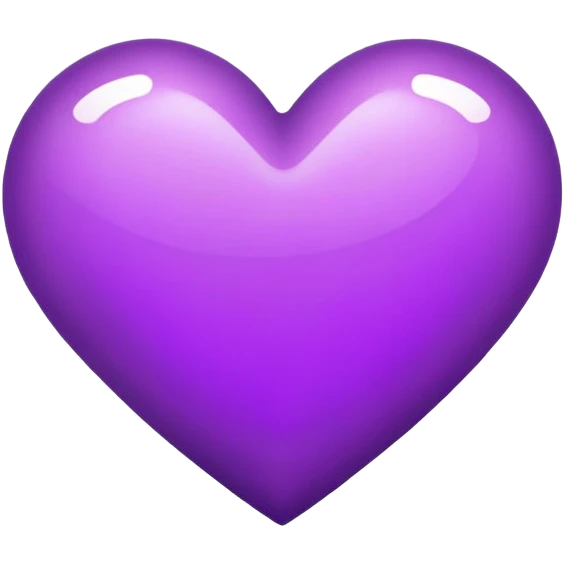 corazón flechado color morado emoji