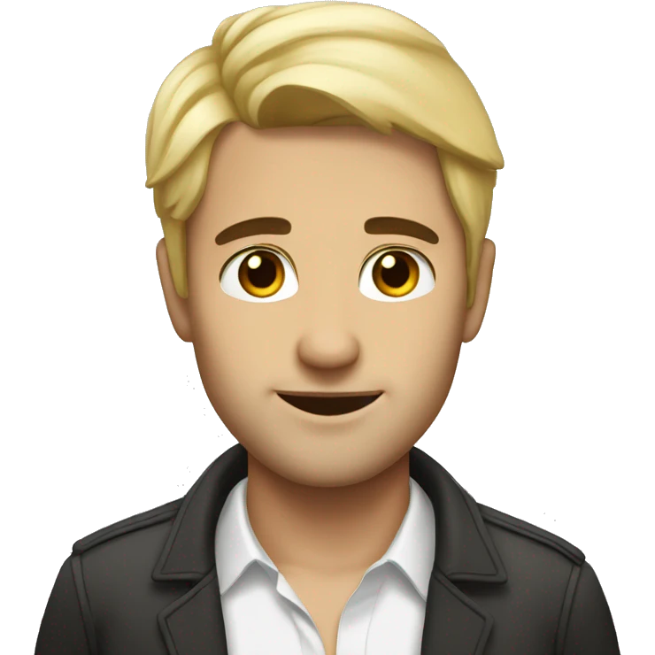Handsome guy with dark hair and blonde girl emoji