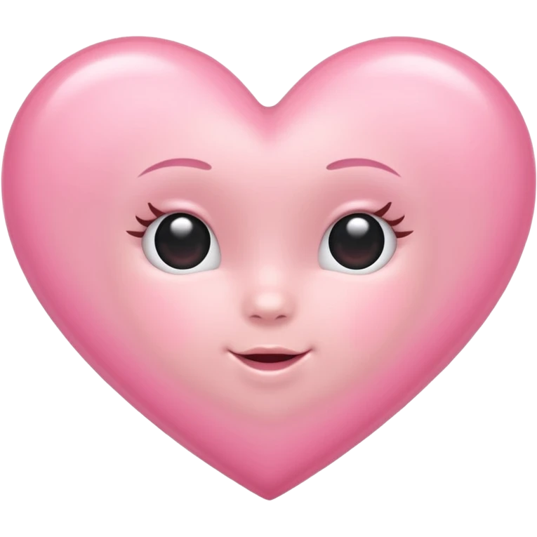 baby pink heart with shine emoji