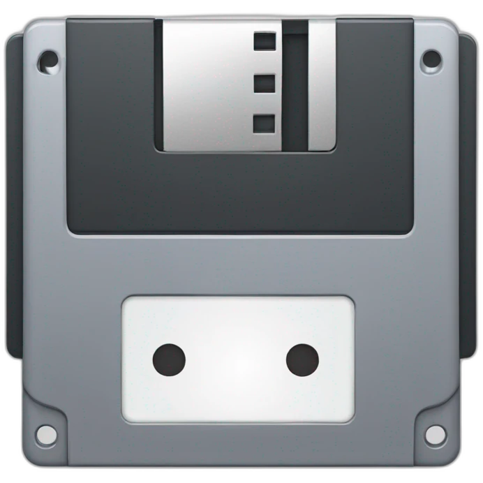 grinning Floppy Disk emoji