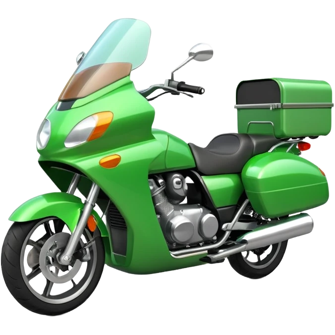 green delivery motorcicle emoji