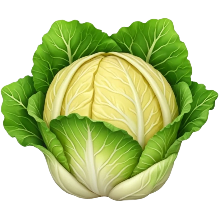 whole mini yellowish chinese cabbage emoji