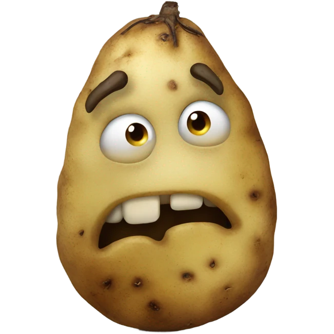 Rotten potatoes emoji