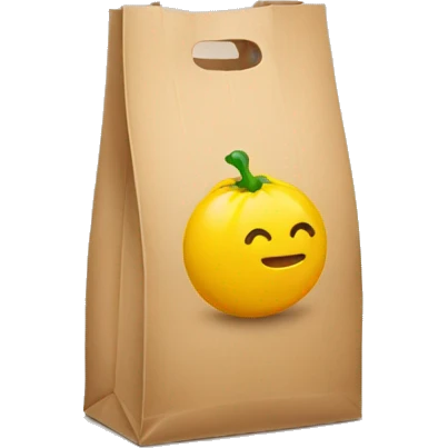 groceries bag emoji