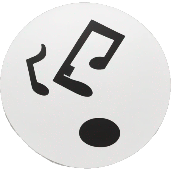music note sticker emoji