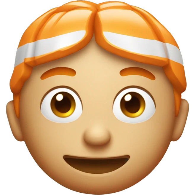 3D Orange  emoji
