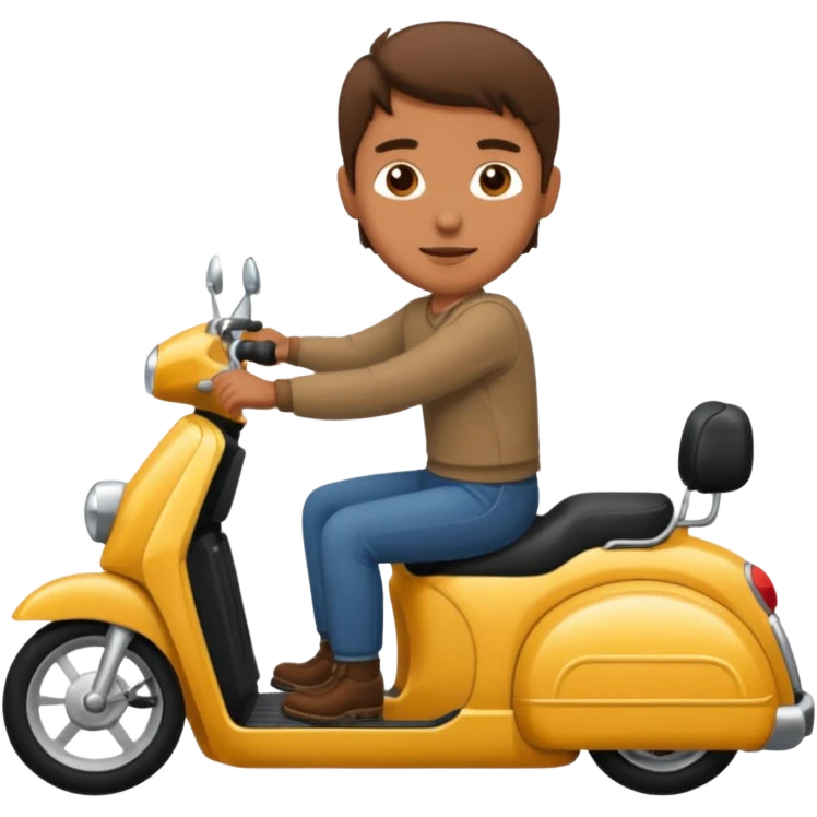 man on vehicle emoji
