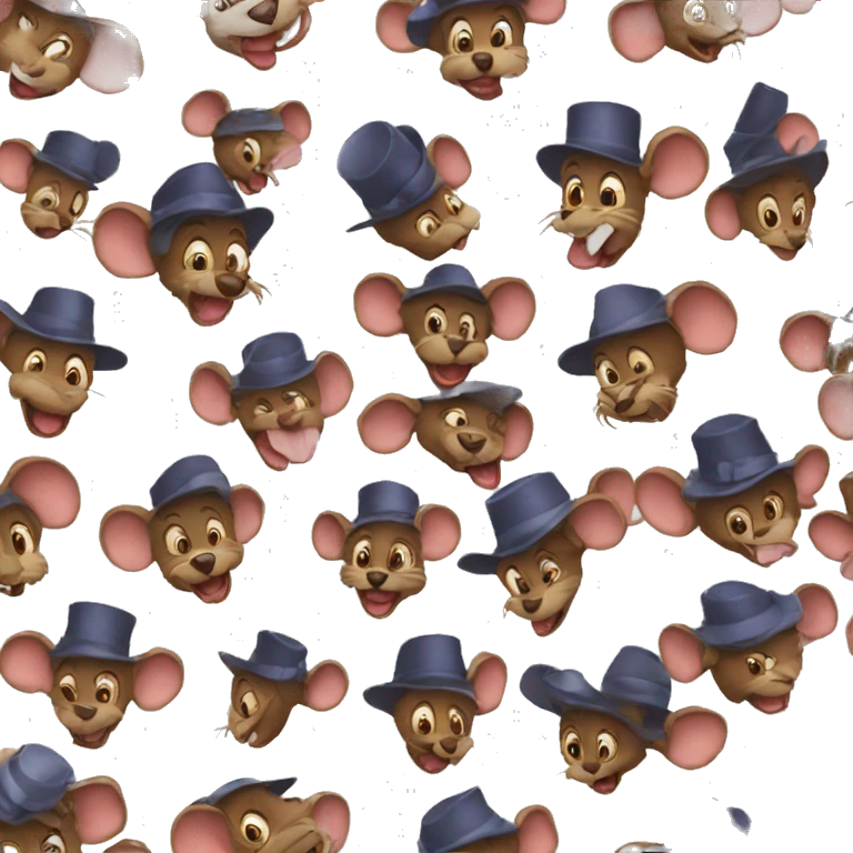 Ratatuille whit hat  emoji