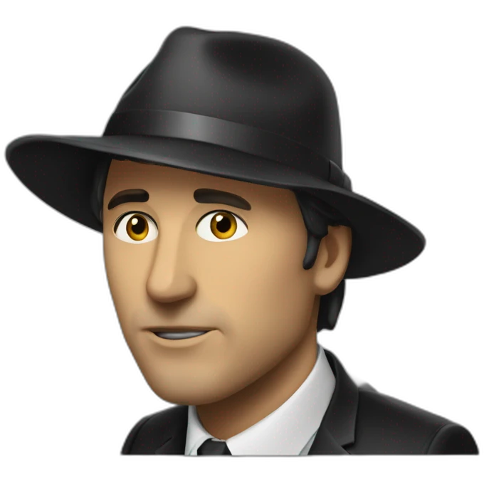 Éric zemour noir emoji