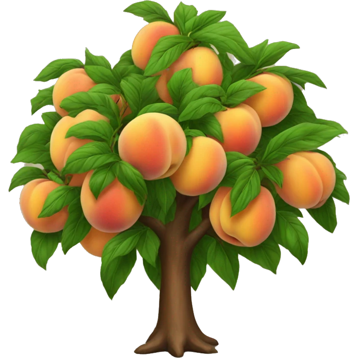 Peach tree emoji