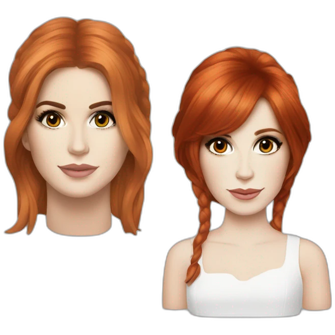 lana del rey and mylène farmer emoji