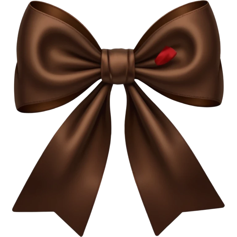 moño cafe oscuro emoji