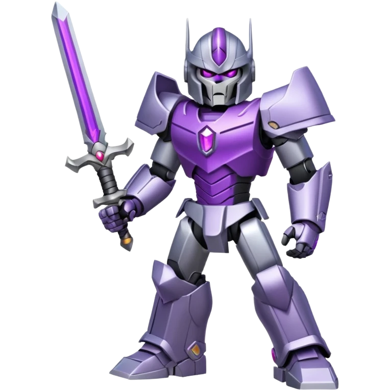 Megatron with sword emoji