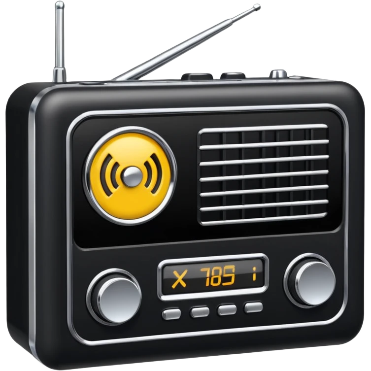 modern new radio emoji