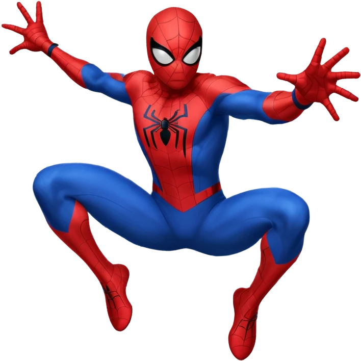 Superhero spider-man cartoon  emoji