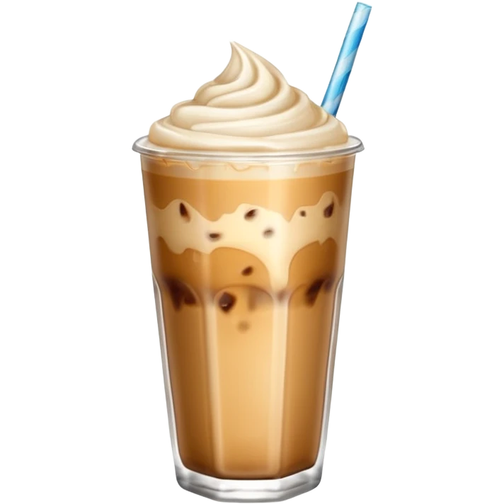 Iced latte emoji